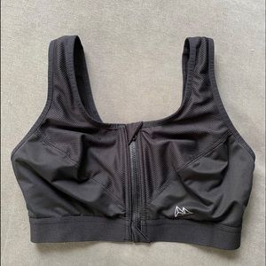 Yvette Limitless 34D Black Sports High Impact Bra